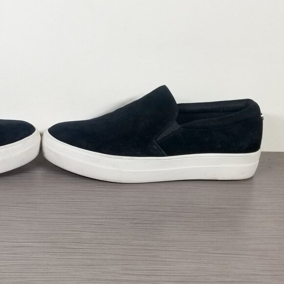 Steve Madden Gills Platform Slip-On Sneaker, Black Suede, Womens Size 6.5 M - Picture 9 of 12